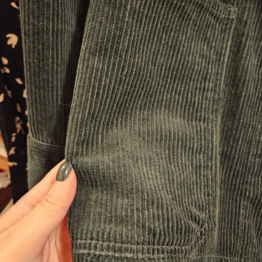 Tradlands Forest Green Corduroy Utility Jacket - Picture 4 of 8